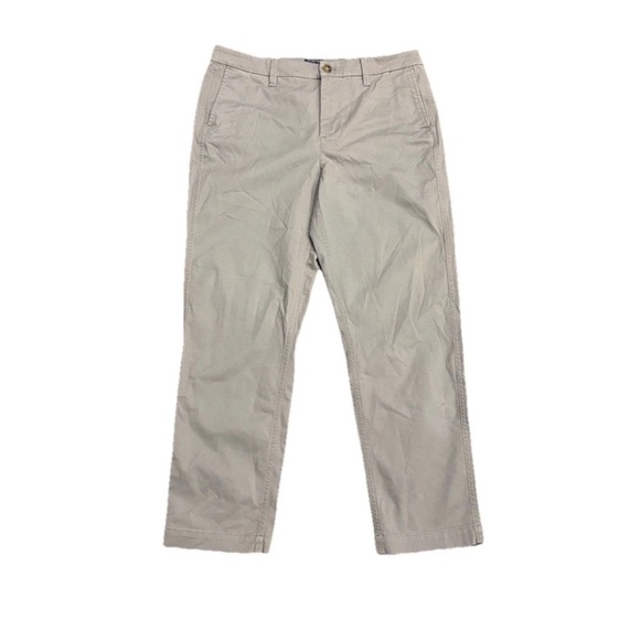 J. Crew Light Gray Cotton High-rise Girlfriend Chino Pant Women’s Size 10 - Picture 2 of 5